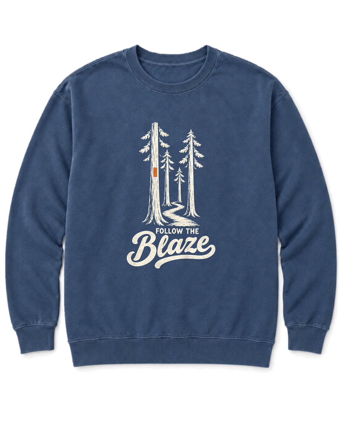 Follow the Blaze Sweatshirt - Denim