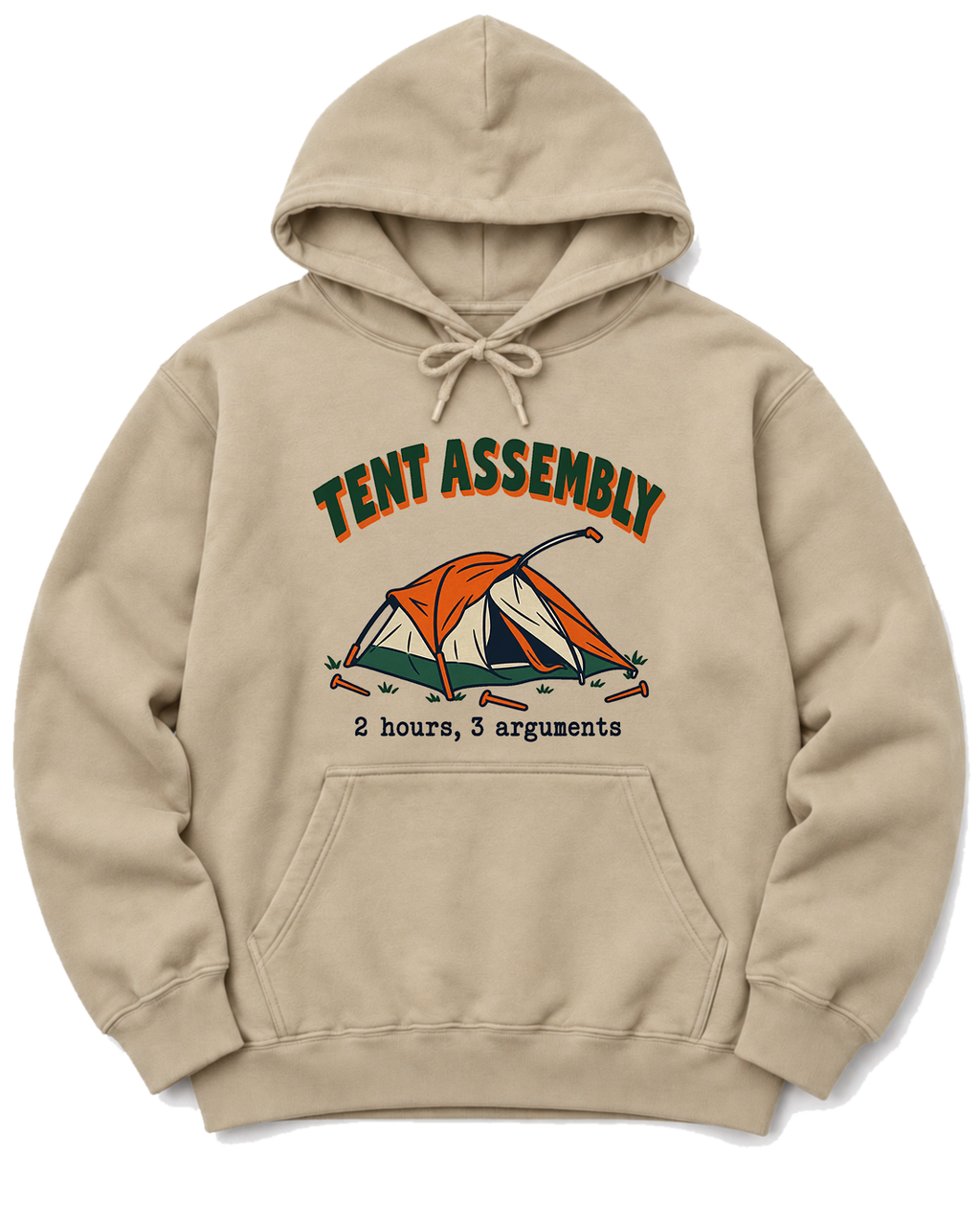 Tent Assembly Hoodie - Sand