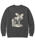 Moose Right of Way Sweatshirt - Pepper