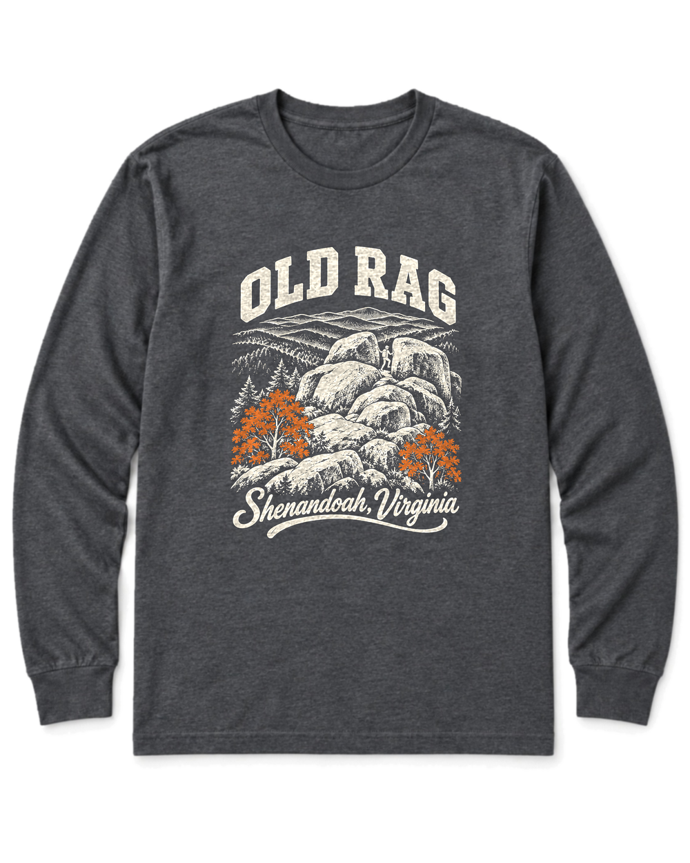 Old Rag Long Sleeve Shirt - Dark Heather