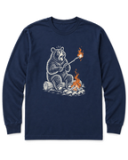 Marshmallow Meltdown Long Sleeve Shirt - Navy