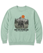 Outdoor Club Bear Sweatshirt - Chalky Mint