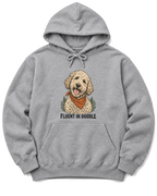 Fluent in Doodle Hoodie - Sport Grey