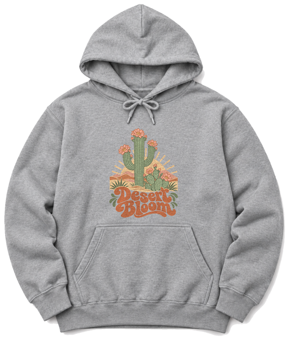 Desert Bloom Hoodie - Sport Grey
