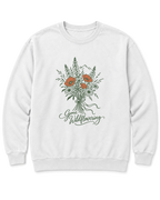 Gone Wildflowering Sweatshirt - White