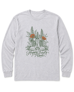 Happy Trails Ahead Long Sleeve Shirt - Ash