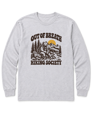 Out of Breath Hiking Society Bear Long Sleeve Shirt