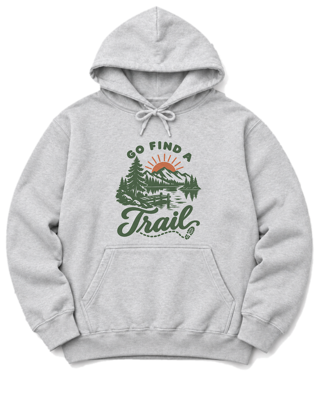 Go Find a Trail Hoodie - Ash