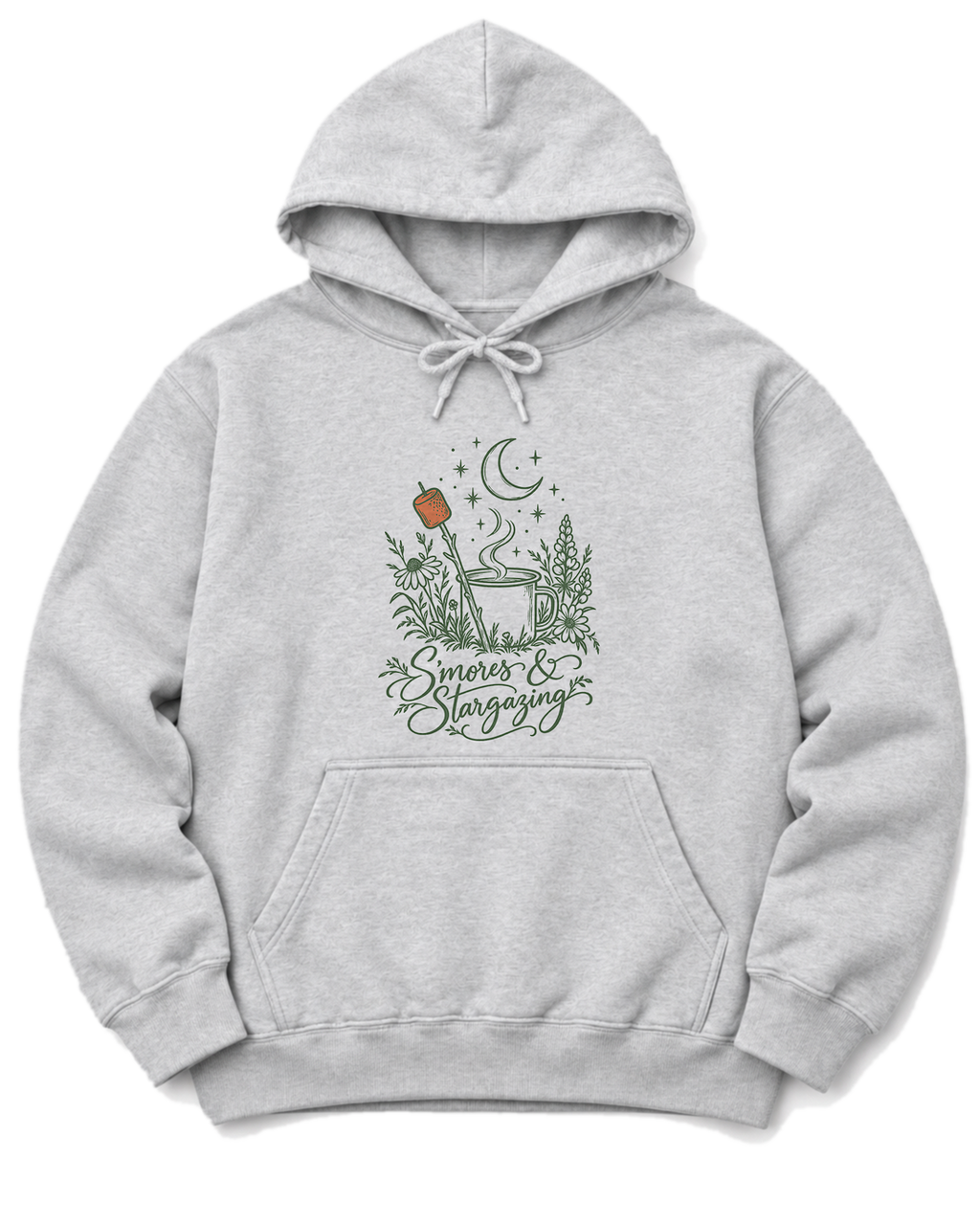 S'mores & Stargazing Hoodie - Ash