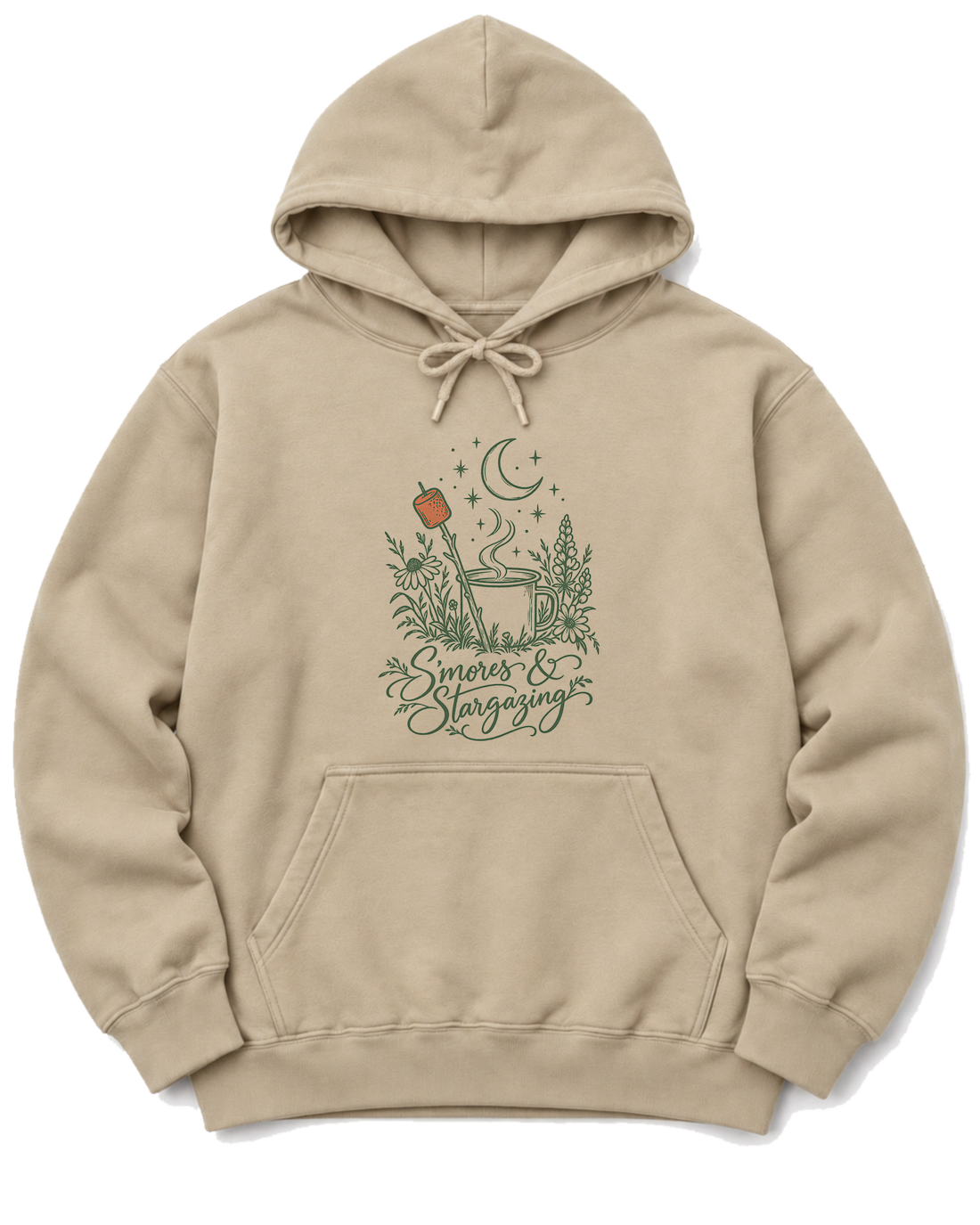 S'mores & Stargazing Hoodie - Sand
