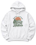 Happy Little Hikes Hoodie - White