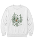 Campfire & Wildflowers Sweatshirt - White