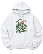 Wander a Little Farther Hoodie - White
