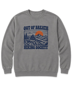 Out of Breath Hiking Society Summit Rest Sweatshirt - Grey