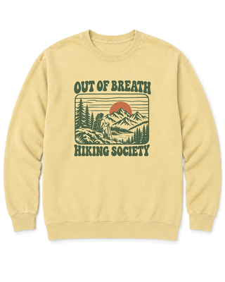 Out of Breath Hiking Society Sunset Sweatshirt