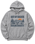 Out of Breath Hiking Society Flat Out Hoodie - Sport Grey