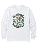 Out of Breath Hiking Society Switchback Long Sleeve Shirt - White