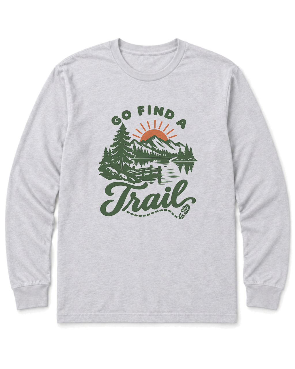 Go Find a Trail Long Sleeve Shirt - Ash