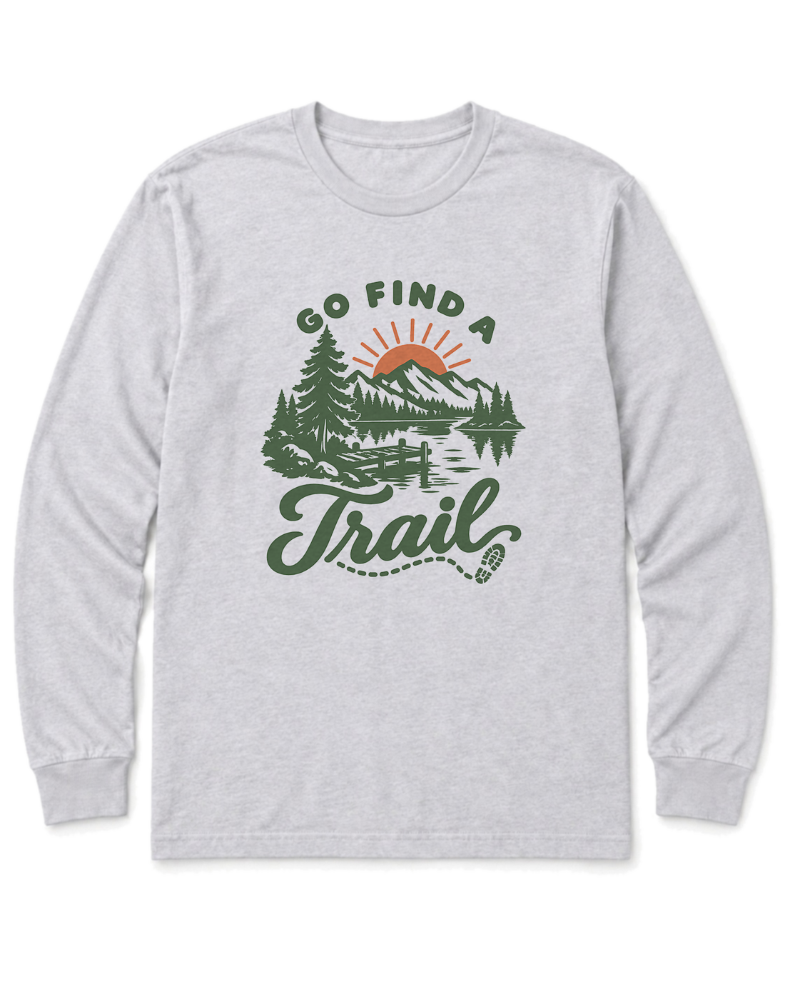 Go Find a Trail Long Sleeve Shirt - Ash