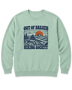 Out of Breath Hiking Society Summit Rest Sweatshirt - Chalky Mint