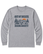 Out of Breath Hiking Society Flat Out Long Sleeve Shirt - Sport Grey
