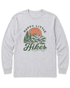 Happy Little Hikes Long Sleeve Shirt - Ash