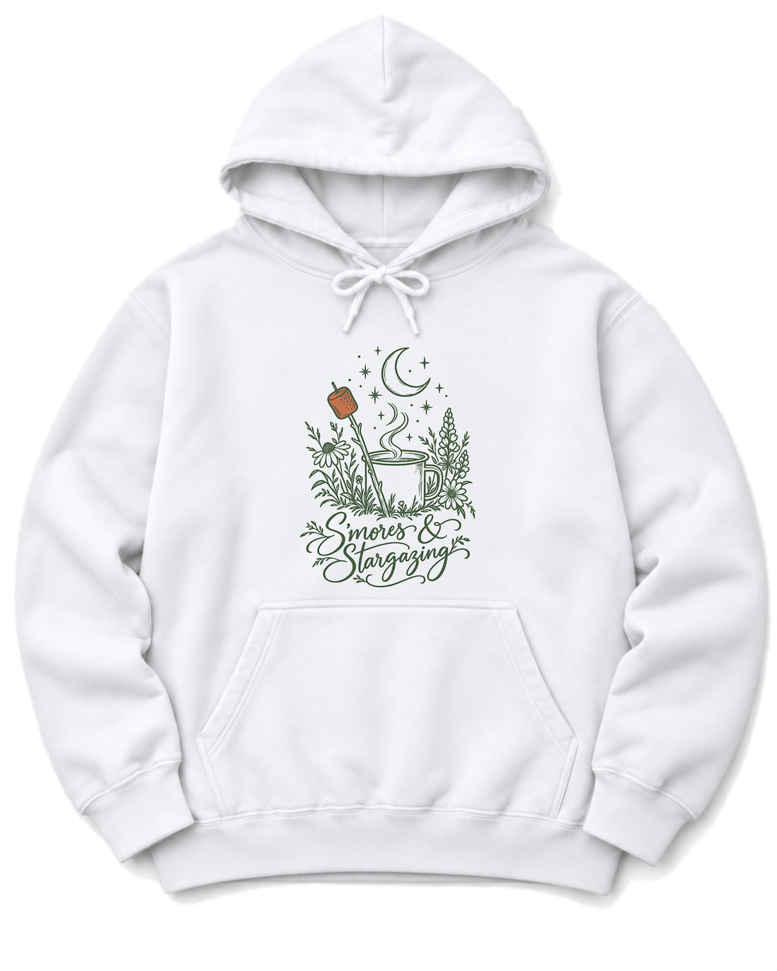 S'mores & Stargazing Hoodie - White