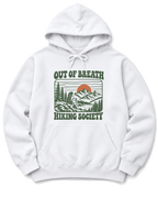 Out of Breath Hiking Society Sunset Hoodie - White
