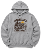 Out of Breath Hiking Society Bear Hoodie - Sport Grey