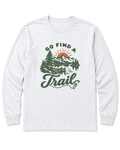Go Find a Trail Long Sleeve Shirt - White