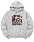 Out of Breath Hiking Society Bear Hoodie - Ash