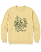 Campfire & Wildflowers Sweatshirt - Butter