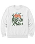 Happy Little Hikes Sweatshirt - White