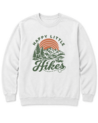 Happy Little Hikes Sweatshirt - White