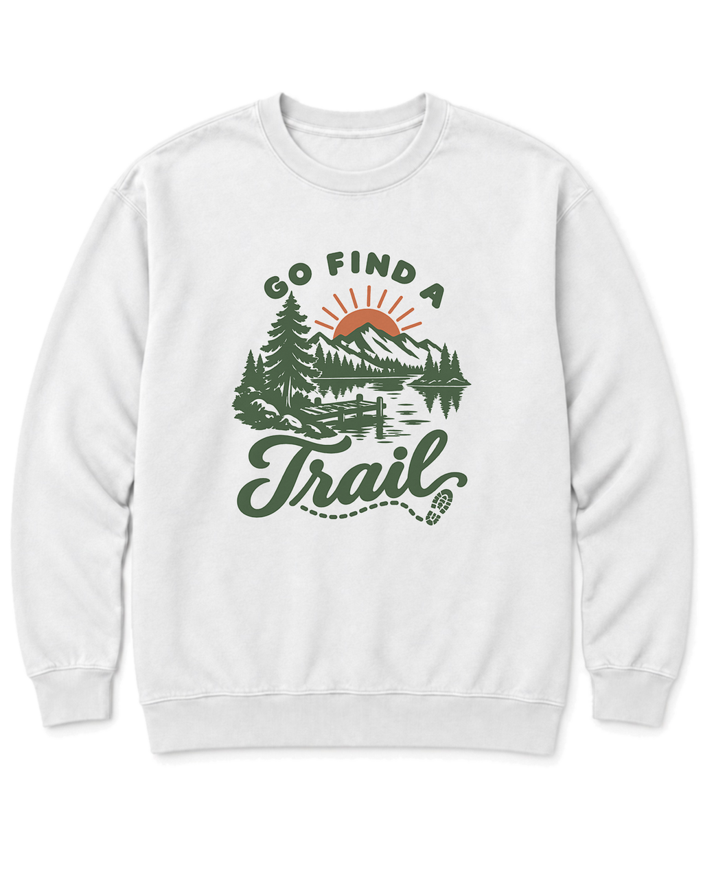 Go Find a Trail Sweatshirt - White