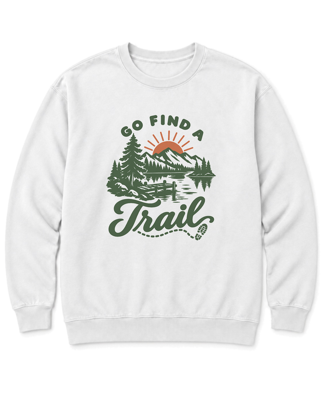 Go Find a Trail Sweatshirt - White