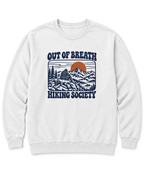 Out of Breath Hiking Society Summit Rest Sweatshirt - White