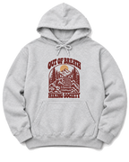 Out of Breath Hiking Society Log Steps Hoodie - Ash