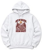 Out of Breath Hiking Society Log Steps Hoodie - White