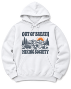 Out of Breath Hiking Society Flat Out Hoodie - White