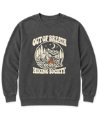 Out of Breath Hiking Society Campfire Night Sweatshirt - Pepper