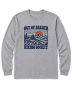 Out of Breath Hiking Society Summit Rest Long Sleeve Shirt - Sport Grey