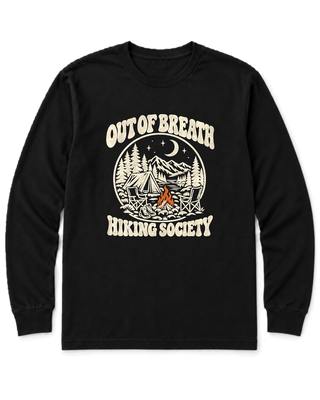 Out of Breath Hiking Society Campfire Night Long Sleeve Shirt
