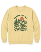 Wander a Little Farther Sweatshirt - Butter