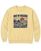 Out of Breath Hiking Society Summit Rest Sweatshirt - Butter