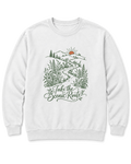 Take the Scenic Route Sweatshirt - White