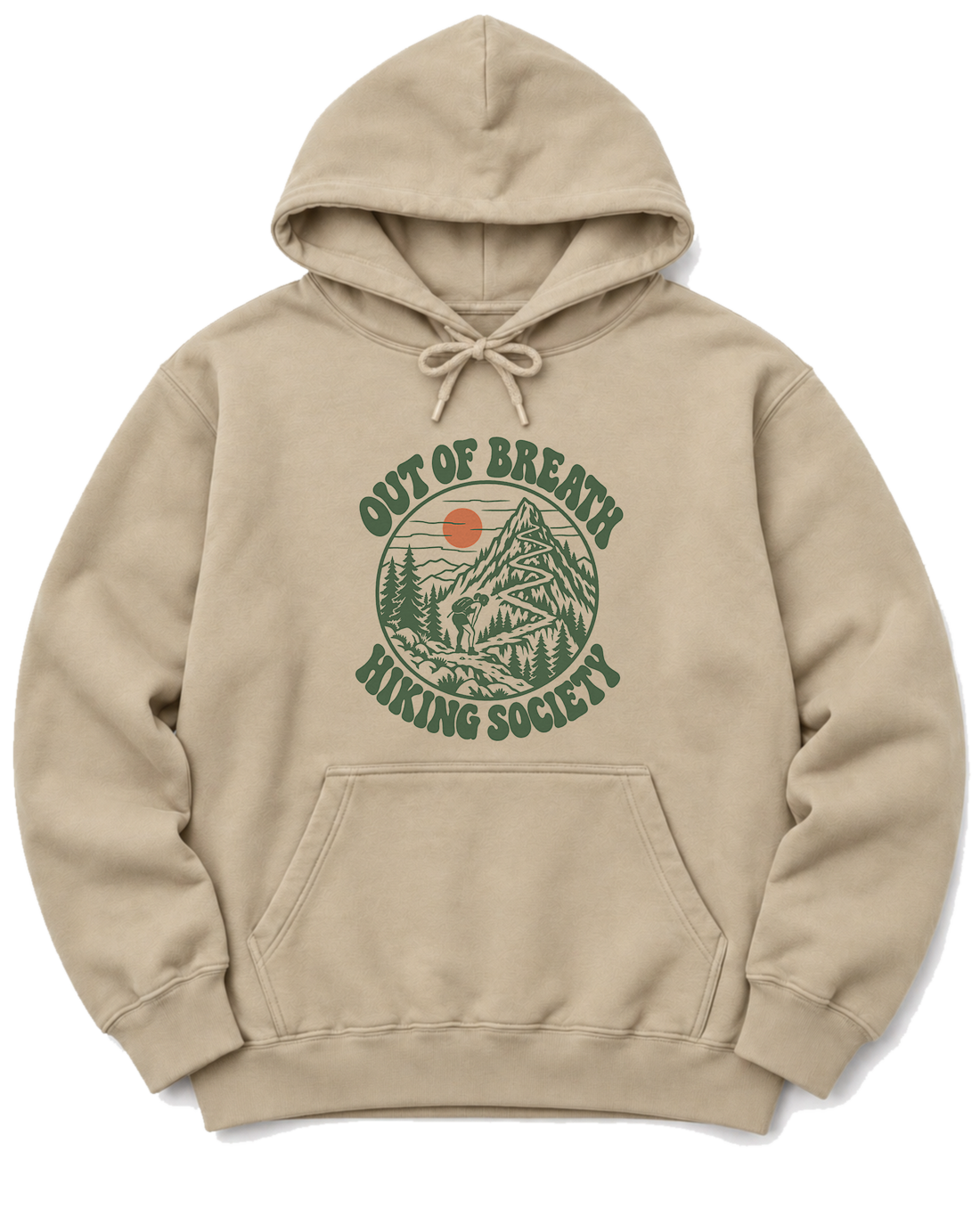 Out of Breath Hiking Society Switchback Hoodie - Sand