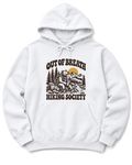 Out of Breath Hiking Society Bear Hoodie - White