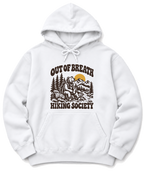 Out of Breath Hiking Society Bear Hoodie - White