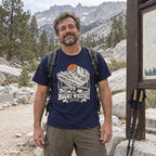 Man wearing the Mount Whitney T-Shirt